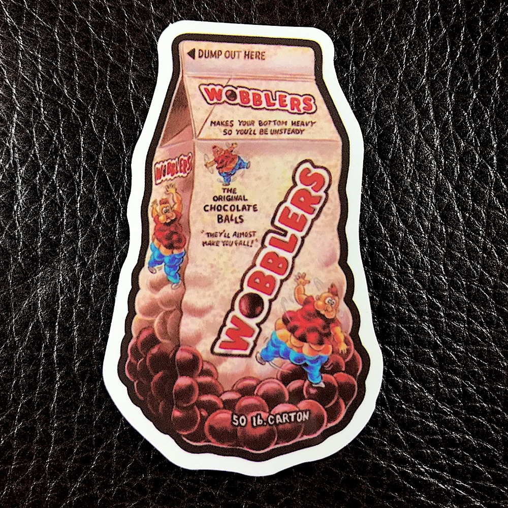 Wobblers Crude Parody Accent Decor Sticker